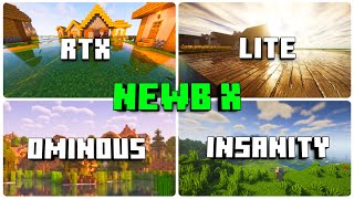 MCPE 121  Top 4 Newb Shaders [upl. by Halilahk]