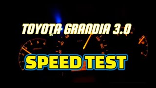 TOYOYA HIACE GRANDIA GL 30 2018  ALL STOCK  SPEED TEST  TOP SPEED [upl. by Senzer883]