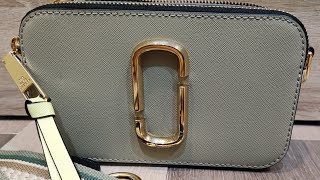 UNBOXING MARC JACOBS The Colorblock Snapshot Cambag Silver Sage Multi H172L01SP22 [upl. by Hcire864]