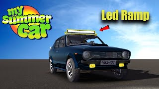 Led Ramp  I put Led Ramp on Satsuma  My Summer Car [upl. by Bonnette314]