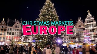 Our Top Christmas Markets In Europe Germany Belgium Scotland amp The Netherlands [upl. by Eiromem298]