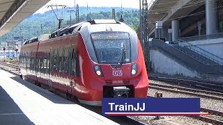 RB81 Moseltalbahn to Trier Hbf  Bahnhof Koblenz Hbf  Regio DB  BR 442 202  442 503  Talent 2 [upl. by Hamrah]