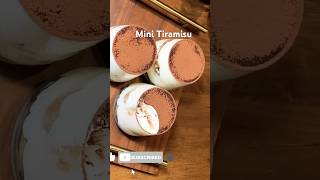 Make DELICIOUS Mini Tiramisu WITHOUT Eggs [upl. by Siekram]