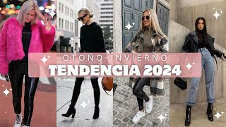 OUTFIT OTOÑO INVIERNO 2024 TENDENCIA de MODA MUJER LOOKS FASHION [upl. by Bannister418]