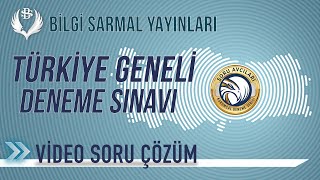 Bilgi Sarmal Yayınları TYT Türkiye Geneli2 Matematik 2130 Çözümleri [upl. by Jimmie]