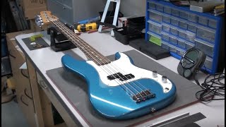 Fender Precision Bass gets new Seymour Duncan Quarter Pound SPB3 Pickups nice upgrade [upl. by Colver]