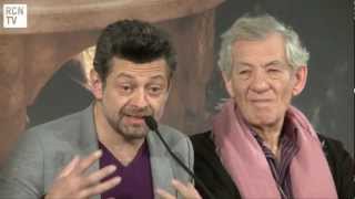 Andy Serkis Interview The Hobbit Royal Premiere [upl. by Anale]