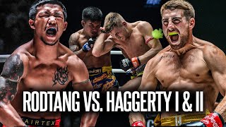 The Greatest Rivalry In Modern Muay Thai ⚔️ Rodtang vs Haggerty [upl. by Anaud]