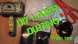 DIY Lazer Dubbing How to make your own Fly Tying Dub for pennies [upl. by Adnilam597]