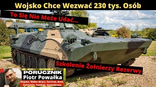 Szkolenie Żołnierzy Rezerwy w 2024 roku MON Chce Przeszkolić 230 tys Osób To Nie Może Się Udać [upl. by Napier]