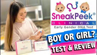 SNEAK PEEK EARLY GENDER DNA TEST  Live Test and Review  Boy or Girl Gender Test  The Carnahan Fam [upl. by Mroz602]