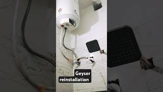 Geyserreinstallation viralpinku technician [upl. by Nnylav]