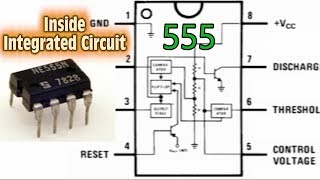 Inside Integrated Circuit 555  Mirada Introspectiva al Circuito Integrado 555 [upl. by Calley]