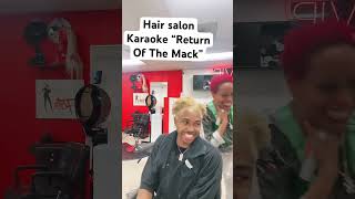 When Your Salon turns into a Karaoke Comedy Show karaokeroom hairstylisthumor [upl. by Adnilim]