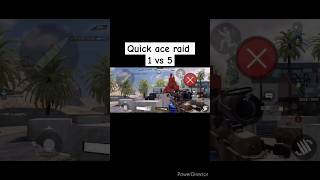 Lw3 Tundra 1 vs 5 quick ace raid shorts codm callofdutymobile codmobile lw3tundra 1vs5ace [upl. by Robillard]