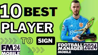 FM 24 Mobile  Best Player to Sign  Cheap amp Bargain [upl. by Aiveneg]