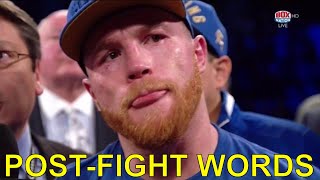 Gennady Golovkin vs Canelo Alvarez POST FIGHT interview [upl. by Dareg250]