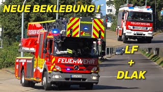 DLAK MIT NEUER BEKLEBUNG Freiwillige Feuerwehr Rastatt rückt mit LF amp DLAK zur BMA aus [upl. by Greene]