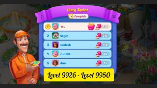 Gardenscapes  Level 9926  Level 9950   All Puzzles  Gameplay PART  448 [upl. by Vi]