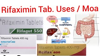 Rifaximin tablet  Rifagut  Rcifax tablet uses in hindi  MOA  Side effects H encephalopathy IBS [upl. by Columbyne212]