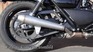 Triumph Thunderbird 1600 Predator Exhaust by British Customs [upl. by Niram]