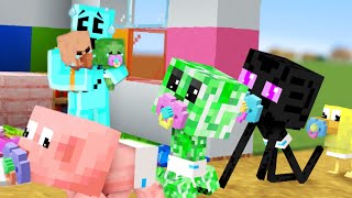 Minecraft but I Opened a Mob Daycare [upl. by Ynabla]