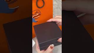 Hermes Amulettes Constance Pendant unboxing 2024 hermesunboxing hermes unboxing2024 [upl. by Yesdnil801]