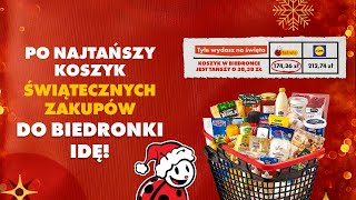 Po najtańszy koszyk świątecznych zakupów do Biedronki idę [upl. by Gasper]