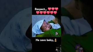 Respect ❤️❤️  He save baby tiktok top viralvideo shortfilm shorts movie comedy respect [upl. by Harden110]