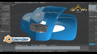 Modéliser Une Voiture 2CV Citroën AZ Tutoriel SVM6 N°10 Les Ailes [upl. by Nahgeem]