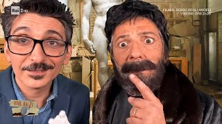 Fabrizio Biggio intervista il quotfumantinoquot Michelangelo – Viva Rai2 15032024 [upl. by Eelyah]