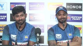 Dhananjaya de Silva amp Kamindu Mendis  Post Match Press  2nd Test  Sri Lanka v New Zealand [upl. by Oigimer]