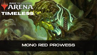 Can Noxious Revival Make Prowess Good  Mono Red Prowess duskmourn  MTG Arena [upl. by Eenwat]