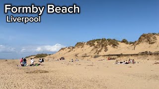 Formby Beach Walk  Liverpool [upl. by Aikam]