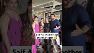 ❤️Saif Ali Khan mother sharmila tagore 🥰saifalikhan sharmilatagore shorts mother viral [upl. by Lefton646]