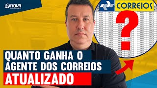 Salário atualizado Agente dos Correios 2024 [upl. by Essined157]