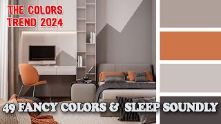 49 TRENDY Modern Bedroom Color Combination 2024 For Sleep And Rest [upl. by Kori]