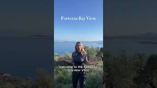 Fortezza Bay View  Corfu Greece  from € 435000dreamvilla corfu island [upl. by Naoh]