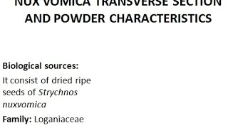 Microscopy of Nux vomica seeds its Transverse section powder characteristics of plant seed [upl. by Anes]