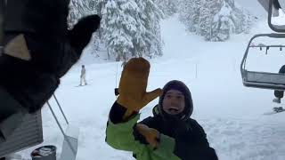 20242025 WINTER PREVIEW WEEKEND AT TIMBERLINE LODGE ON MT HOOD [upl. by Enyrb]