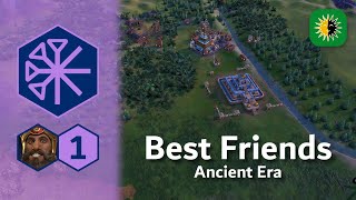 Civ VI Challenge Marathon  Best Friends Forever  1 [upl. by Publius]