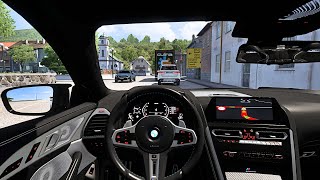 BMW M8 F92  Euro Truck Simulator 2  Game Play [upl. by Oidiple]