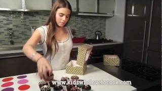 Chocolate Cupcakes with Dark Chocolate Frosting  Kids Cooking Channel [upl. by Encrata]