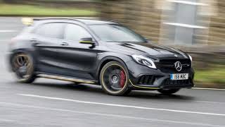 AMAZING  Mercedes AMG GLA 45 4Matic Yellow Night Edition 2017  REVIEW [upl. by Gilletta236]