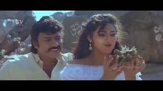 Meena Roaming With Ravichandran in Village Scene  Putnanja Kannada Movie  Umashree  Lokesh [upl. by Rad]