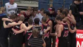 Highlights NBBL Halbfinale 2013  RSVIBBA vs CYBEX Urspring 5271 [upl. by Drofnats]