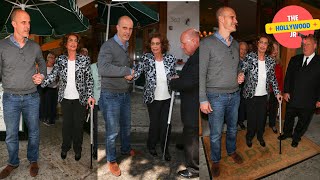 SOPHIA LOREN POSES FOR PHOTOS AFTER ENJOYING LUNCH AT CIPRIANI IN BEVERLY HILLS [upl. by Akamaozu13]