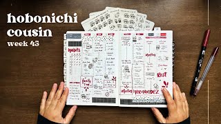 Weekly Plan with Me Etsy Shop Owner  Work Planner  Hobonichi Cousin [upl. by Anniala]