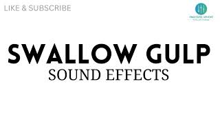 Swallow Gulp Sound Effects  Download Free Sound Effects [upl. by Lemraj]