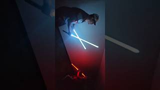 Epic lightsaber fight ahsokavsmaul starwars starwarsrebels ahsoka lightsaberbattles [upl. by Drue]